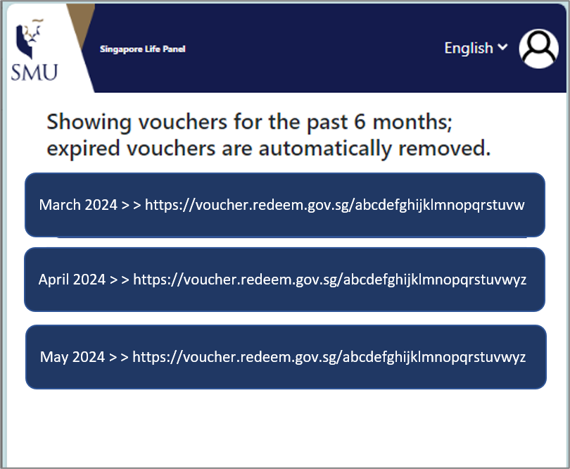 List of E-Vouchers